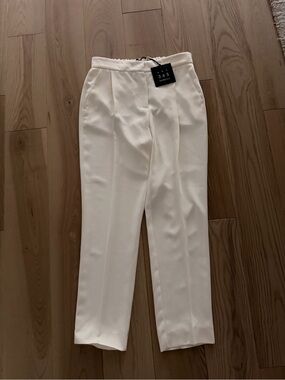 MARELLA Off-White Tailored Slim Trousers